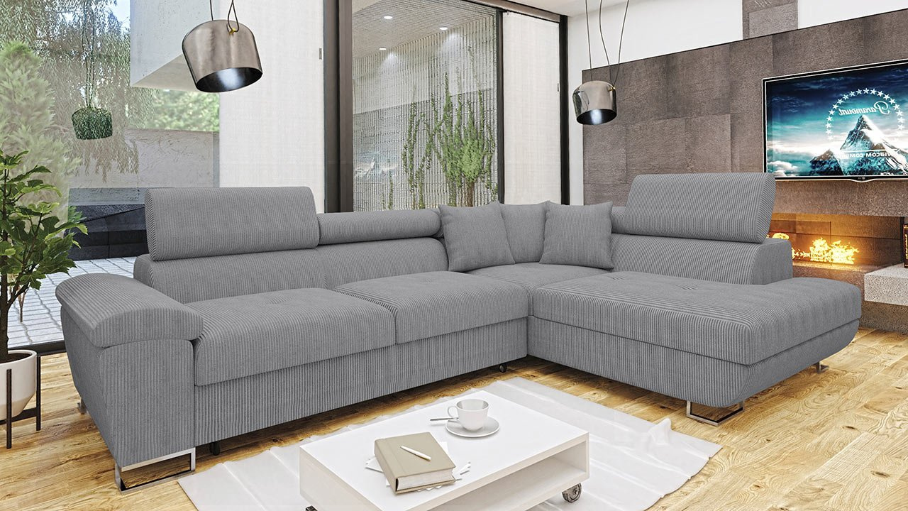 Kutna garnitura Alphard (svijetlosiva)