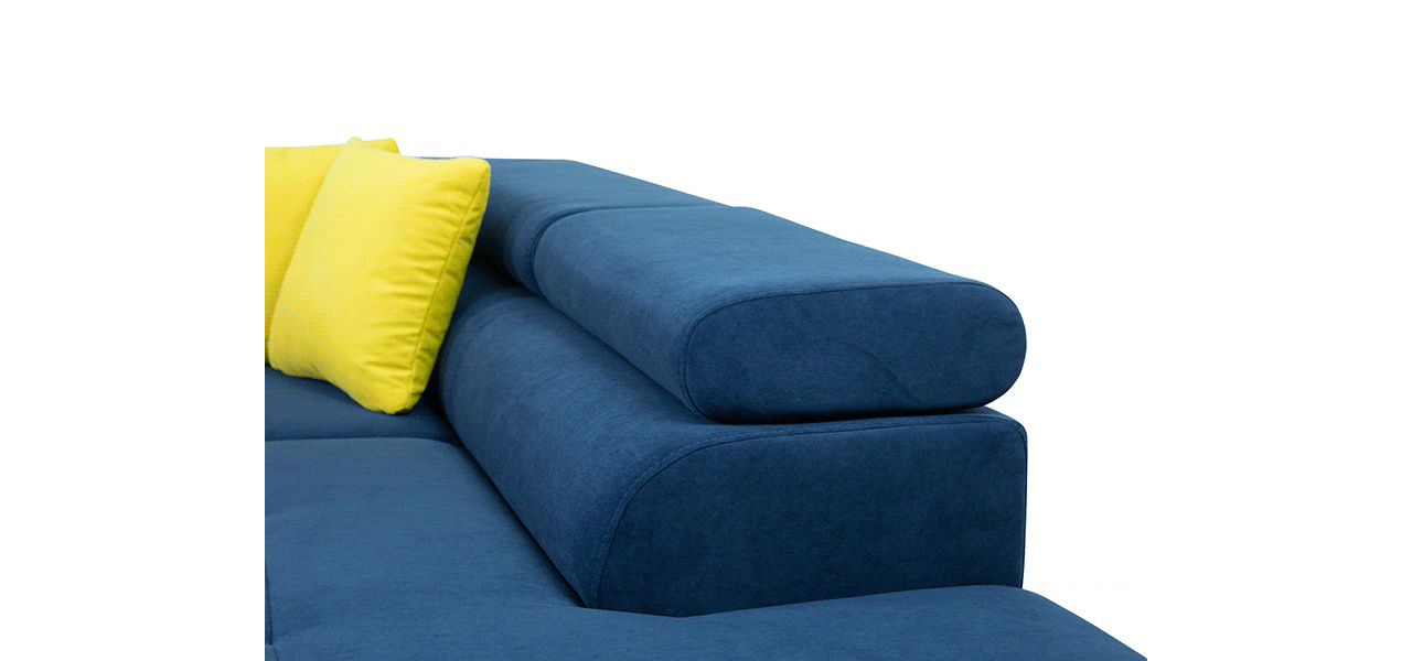 Kutna garnitura U Alphard (kobalt)