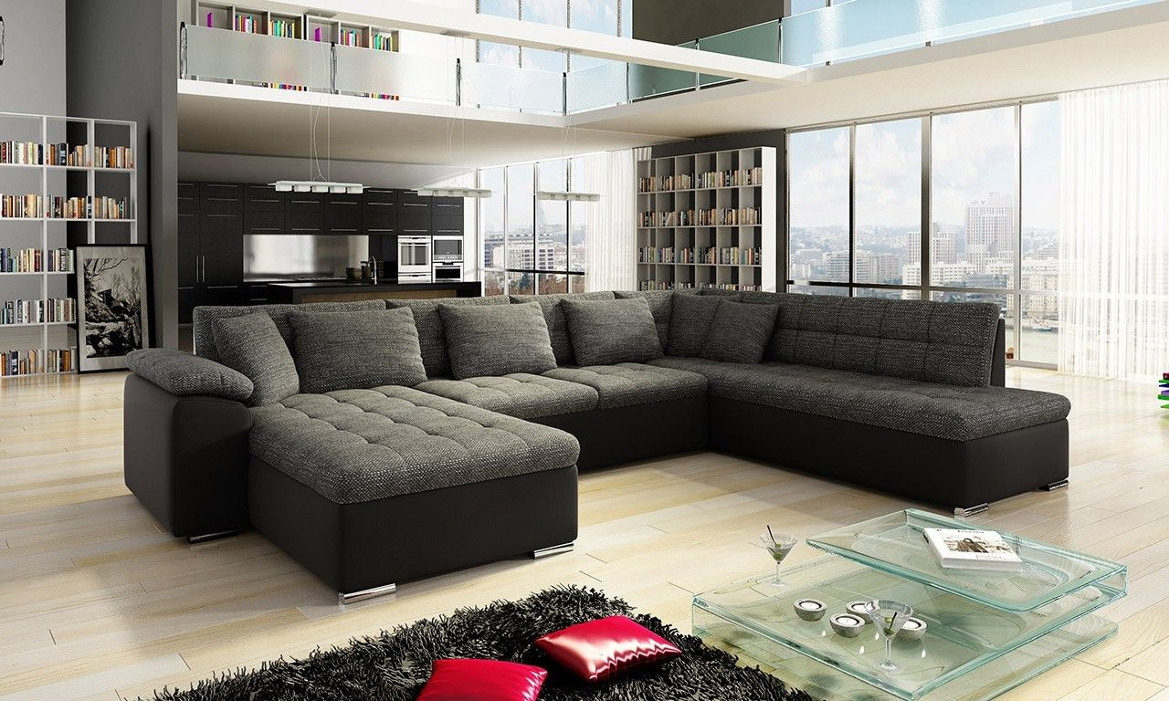 Kutna garnitura Talia (tamnosmeđa + krem)