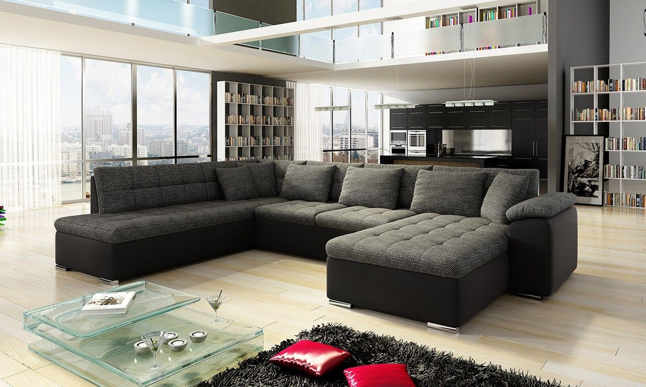 Kutna garnitura Talia (tamnosmeđa + krem)