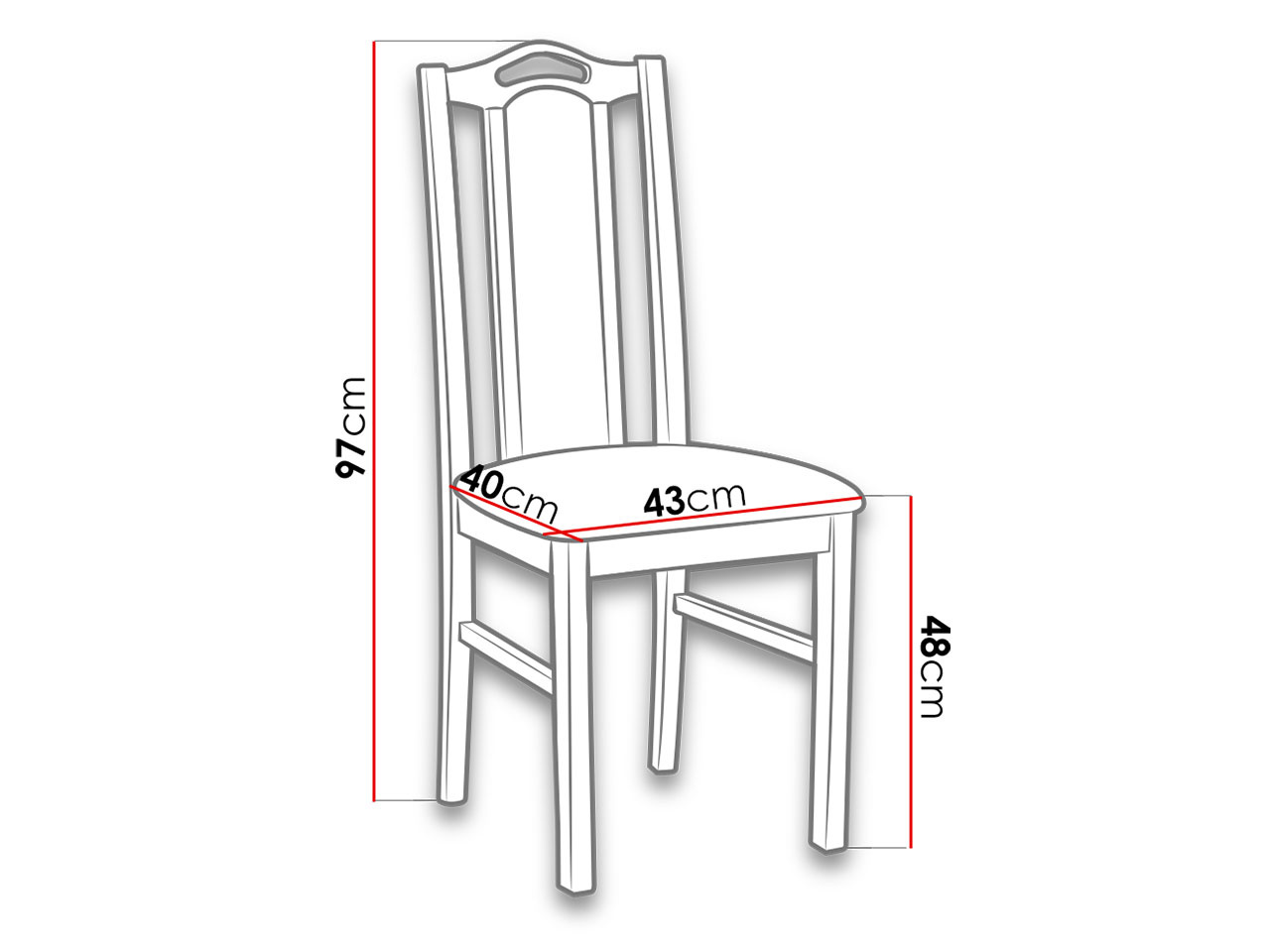 Blagovaonska stolica Dalam IX (orah + taupe)
