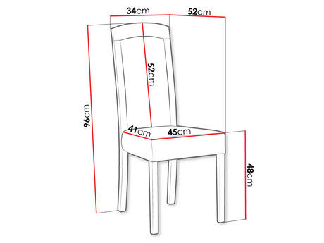 Blagovaonska stolica Hellen VII (crna)