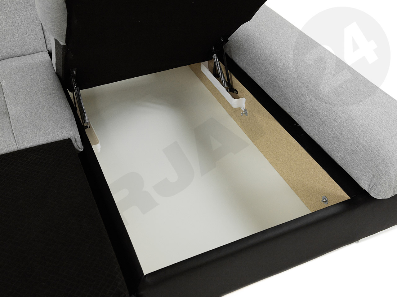 Kutna garnitura Jude (ružičasto-siva)