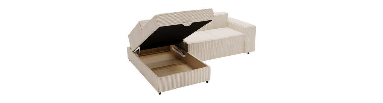 Kutna garnitura Sokol L (vanilija)