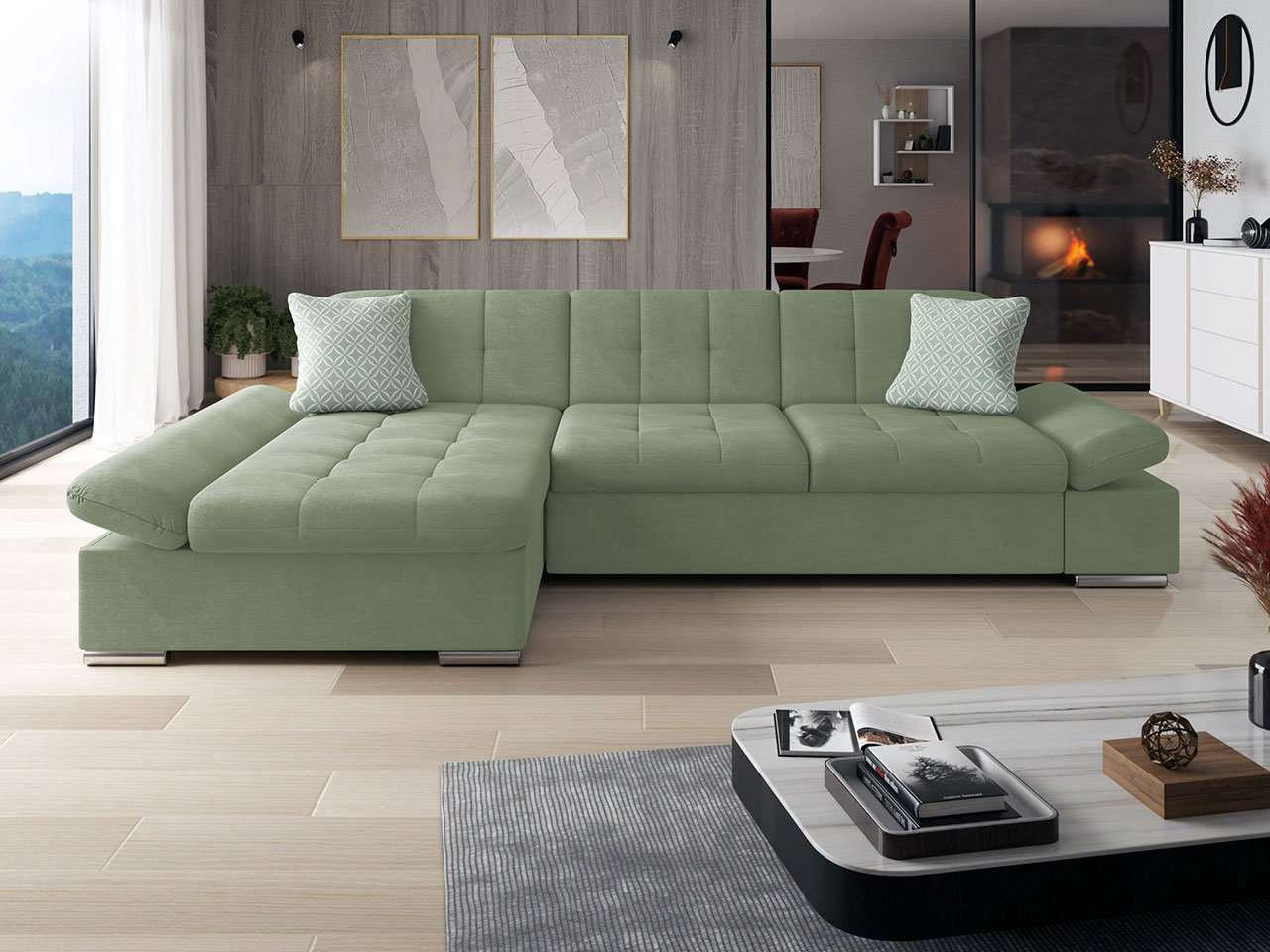 Kutna garnitura Makalu (grafit)