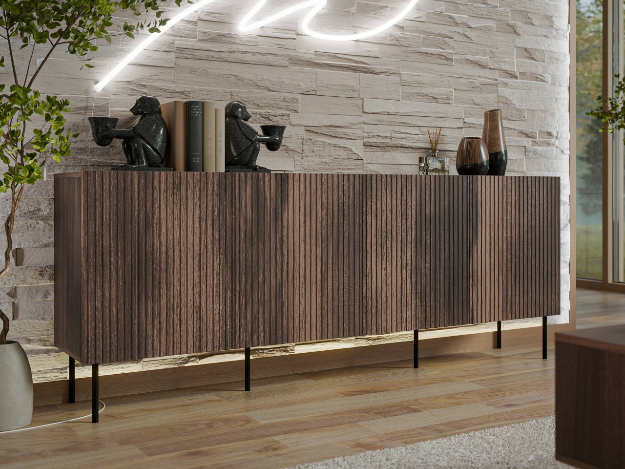 Komoda Orlandio 4D (orah warmia)