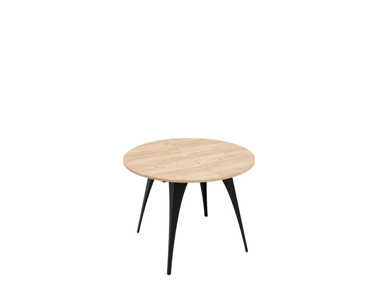 Blagovaonski stol Izzy 100 (crna + hrast craft zlatni)