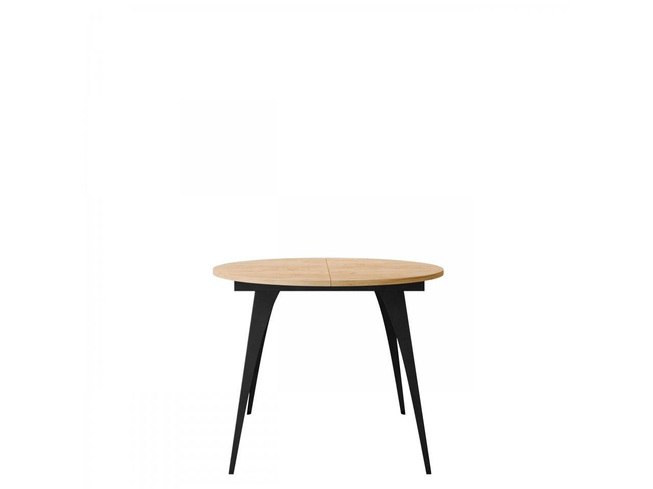 Blagovaonski stol Izzy 100 (crna + hrast craft zlatni)