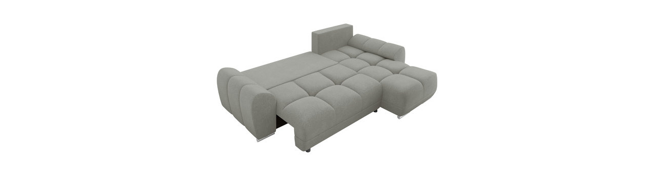 Kutna garnitura Bordie L (siva pepeljasta)