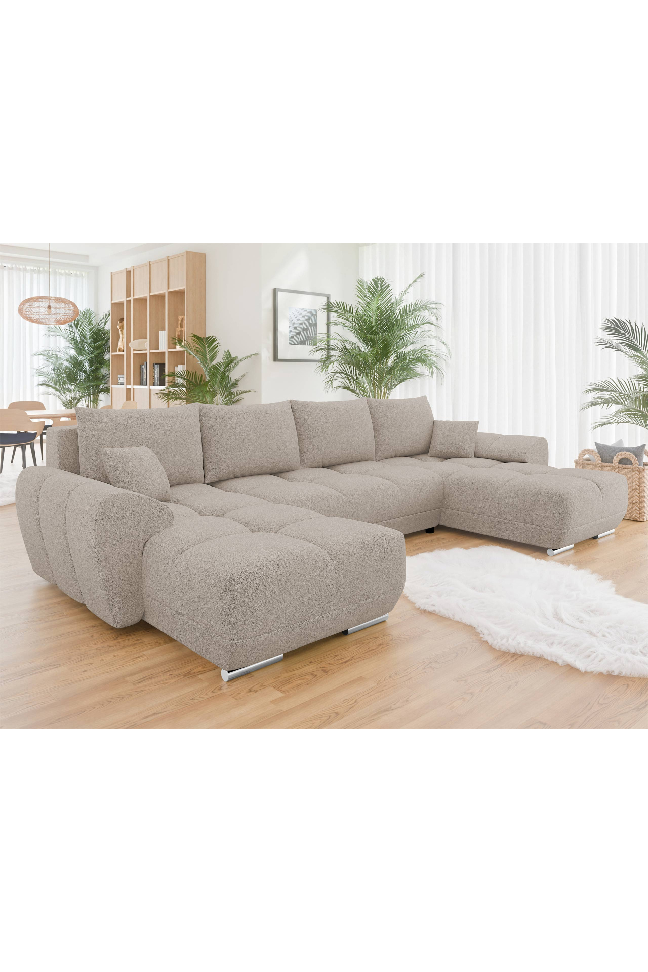 Kutna garnitura Bordie U (antracit)