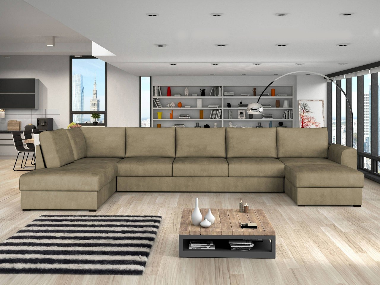 Kutna garnitura Celeste (bijela)