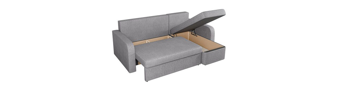 Kutna garnitura Ferlu (siva)